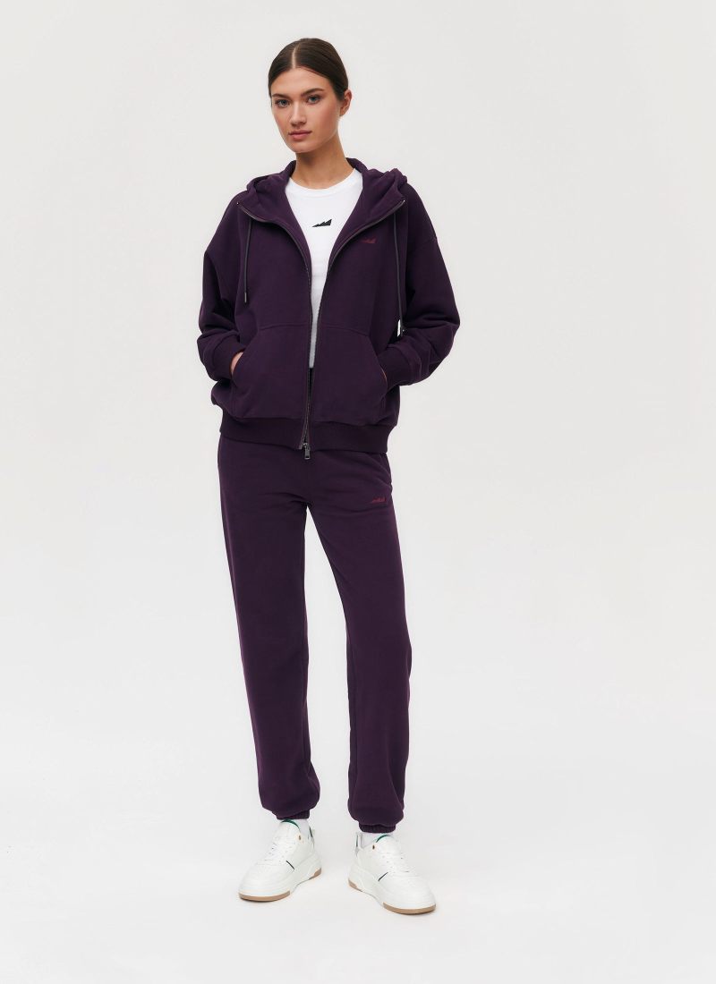 Худи на молнии Classic Nikasport, W5CL34-PLM, цвет сливовый