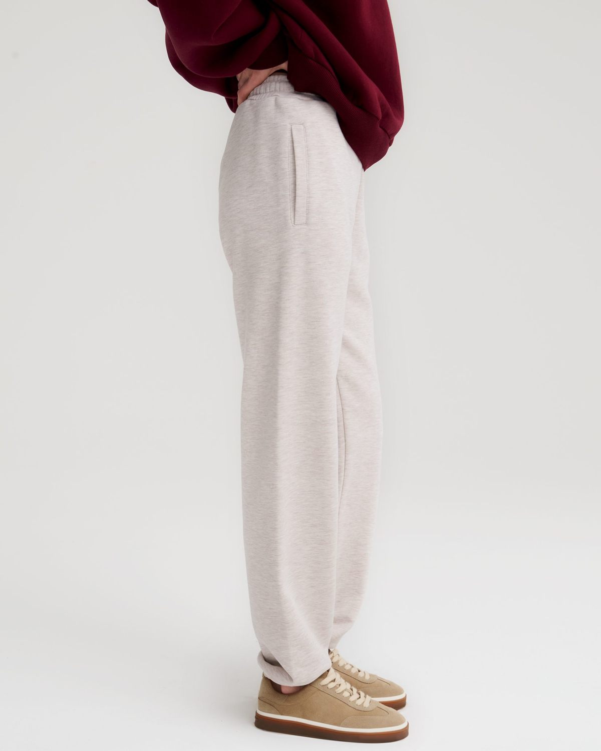 Брюки джоггеры Classic Nikasport, W5CL83-BGE/MLG, цвет бежевый