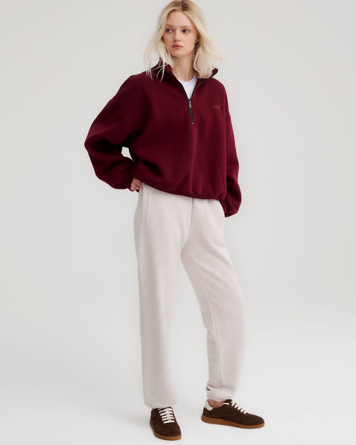 Брюки джоггеры Classic Nikasport, W5CL83-BGE/MLG, цвет бежевый