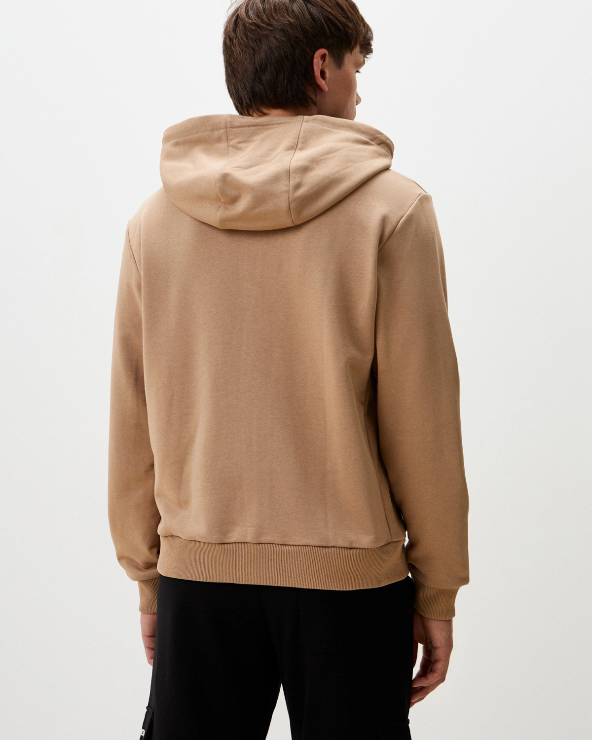 Худи на молнии Beige & Grey Nikasport, BG25-M92-BGE, цвет бежевый