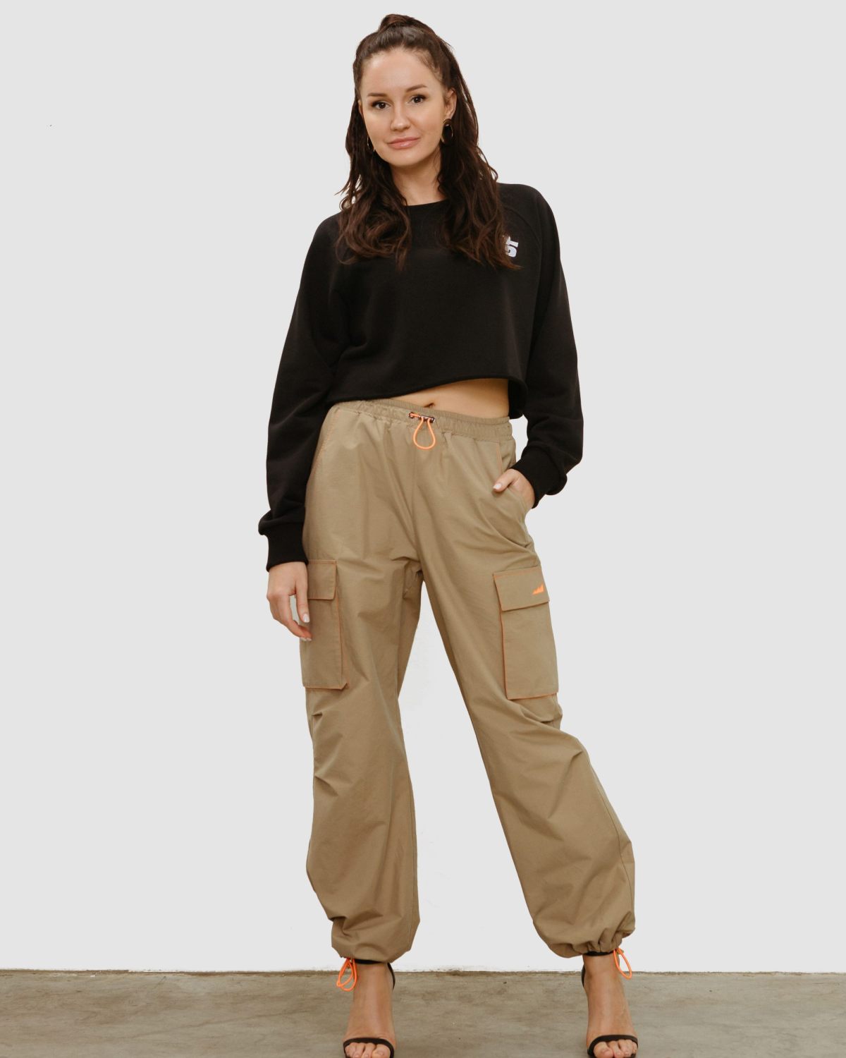 Брюки карго Beige & Grey Nikasport, W3BG89-BGE, цвет бежевый