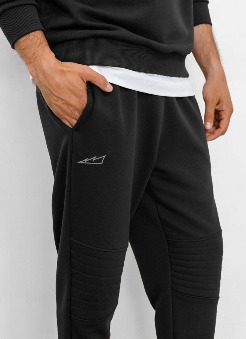 Брюки джоггеры Beige&Grey Nikasport, BG53-M11-DRK/GRY, цвет темно-серый