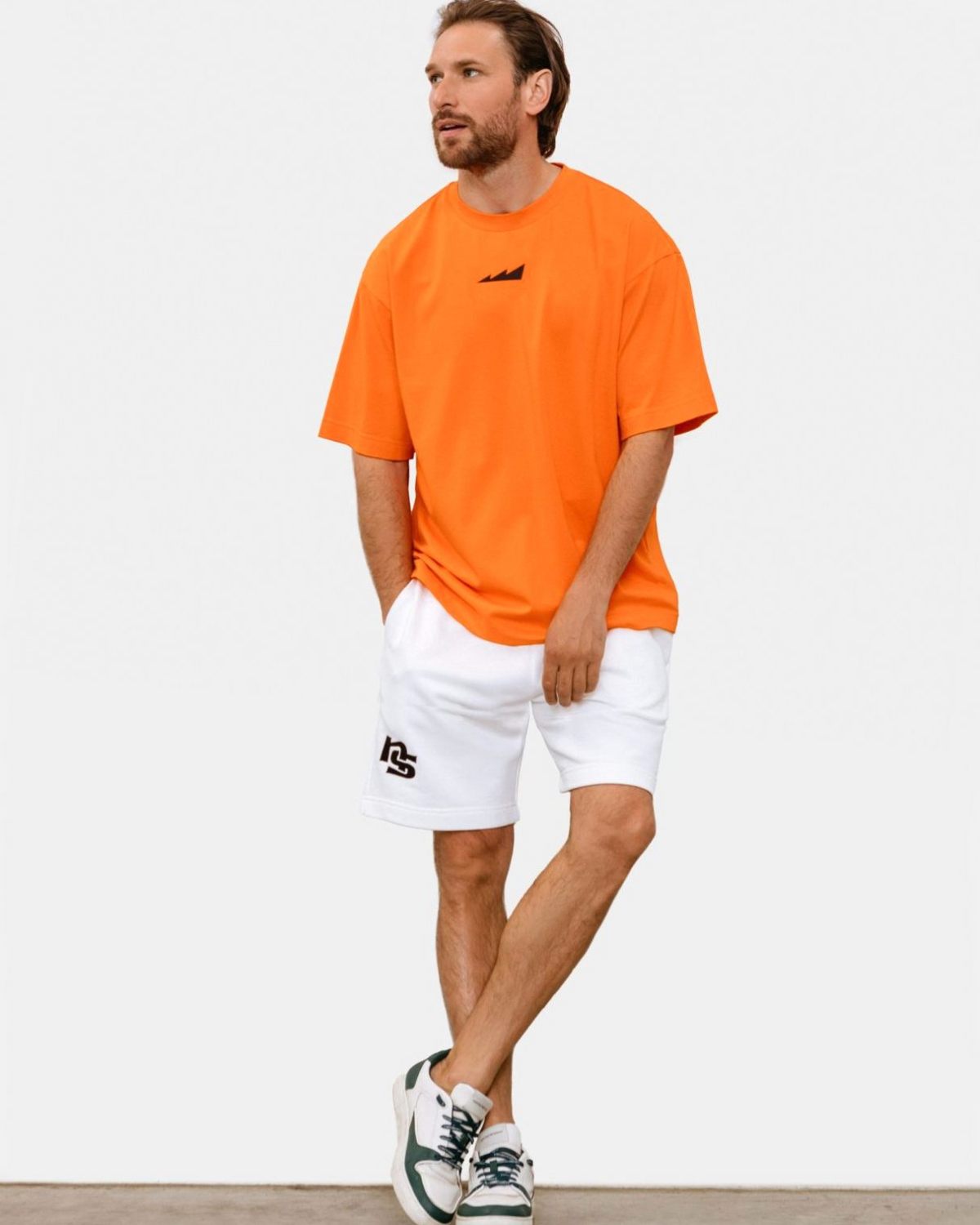 Шорты Regular Black&White Nikasport, M4BW91-WHT, цвет белый