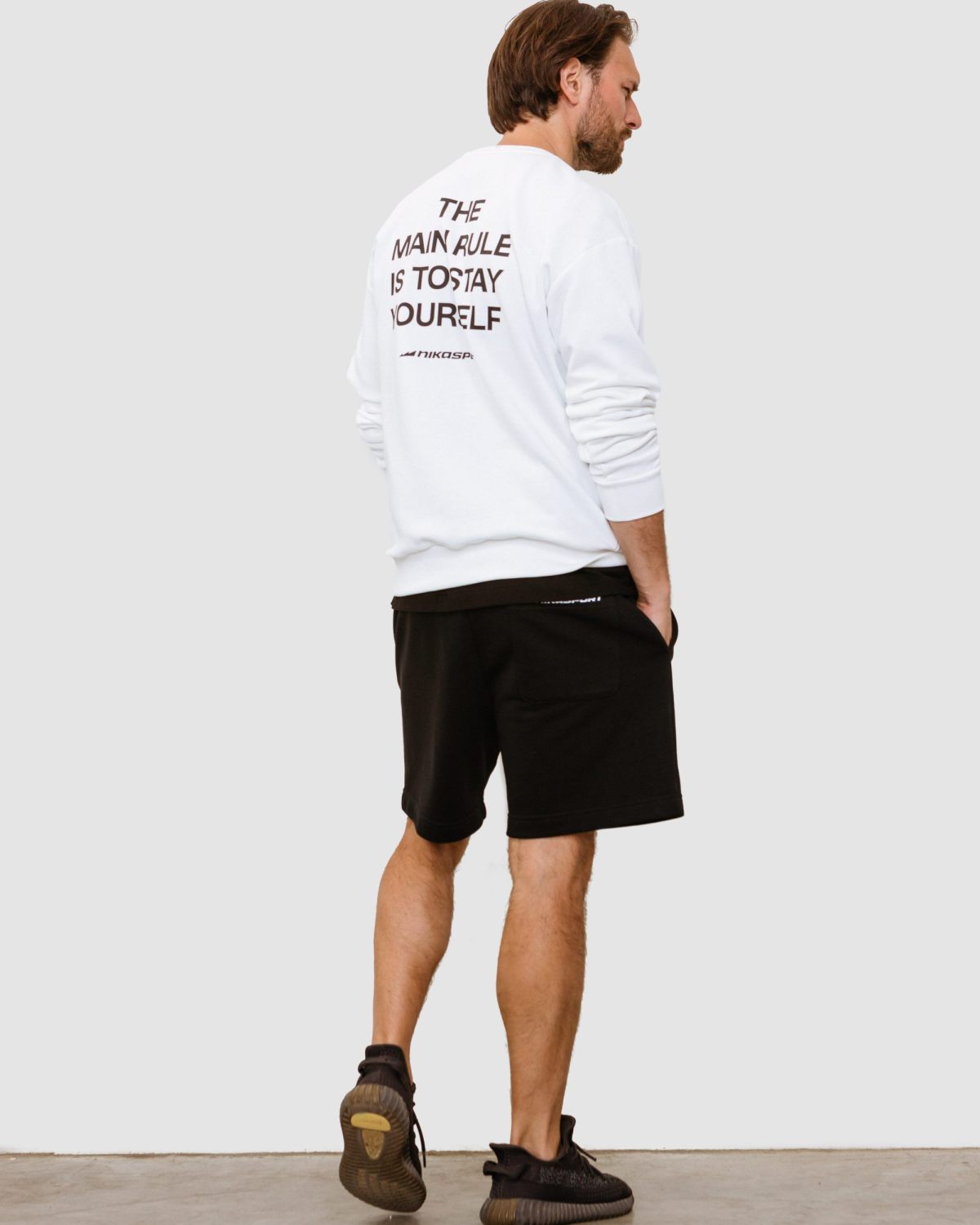 Шорты Regular Black&White Nikasport, M4BW91-BLK, цвет черный