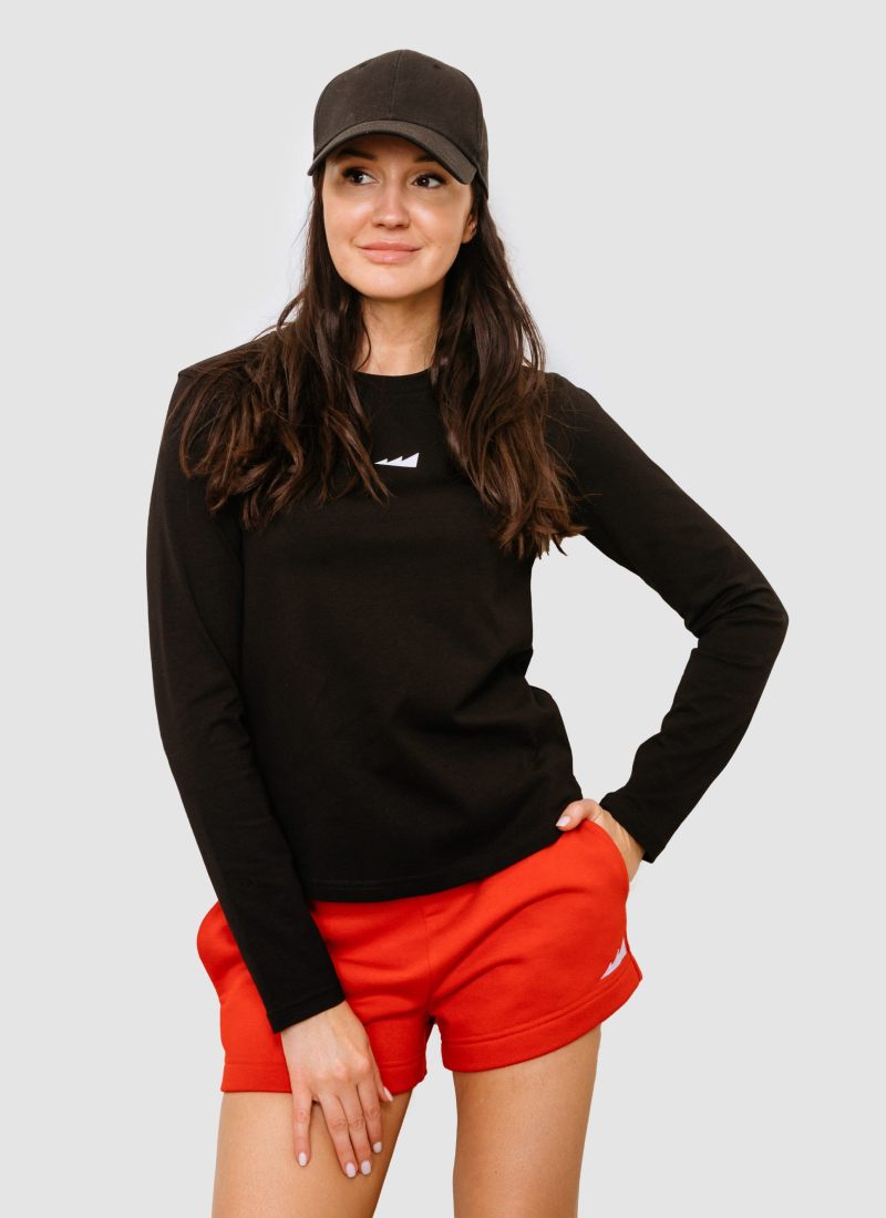 Лонгслив Black&White Nikasport, BW16-W12-BLK, цвет черный