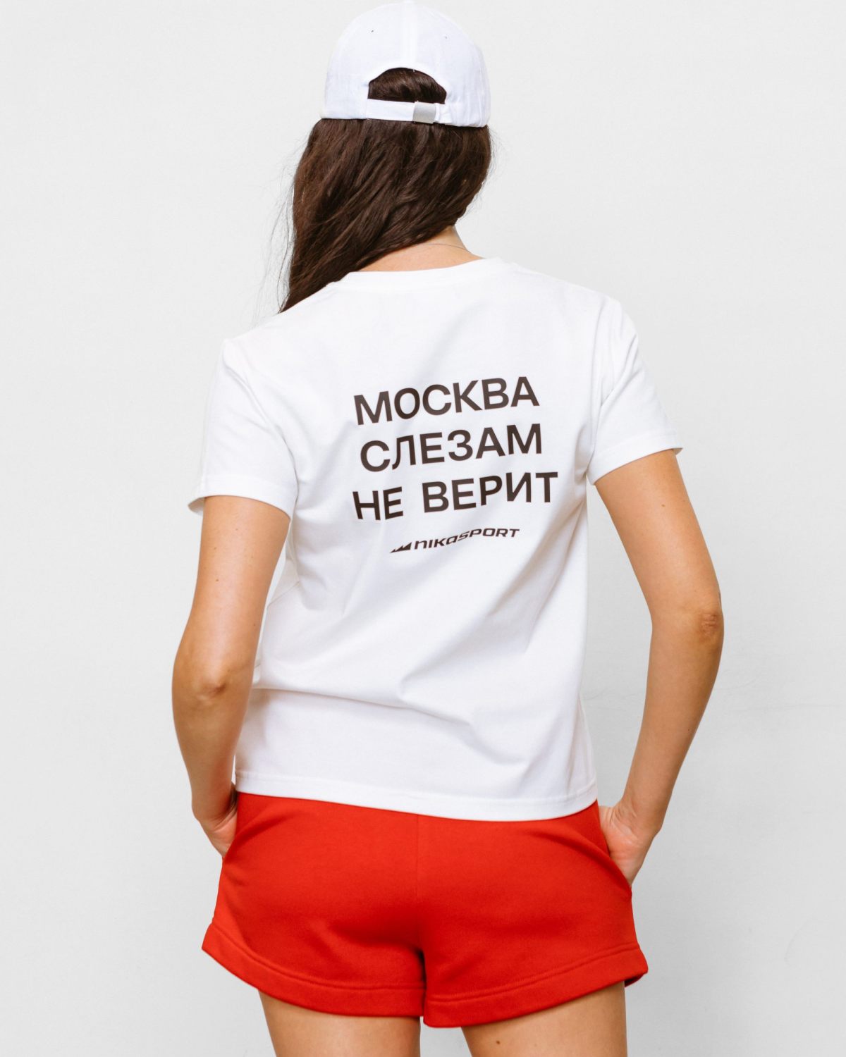 Футболка Regular Black & White Nikasport, BW11-W72-WHT, цвет белый
