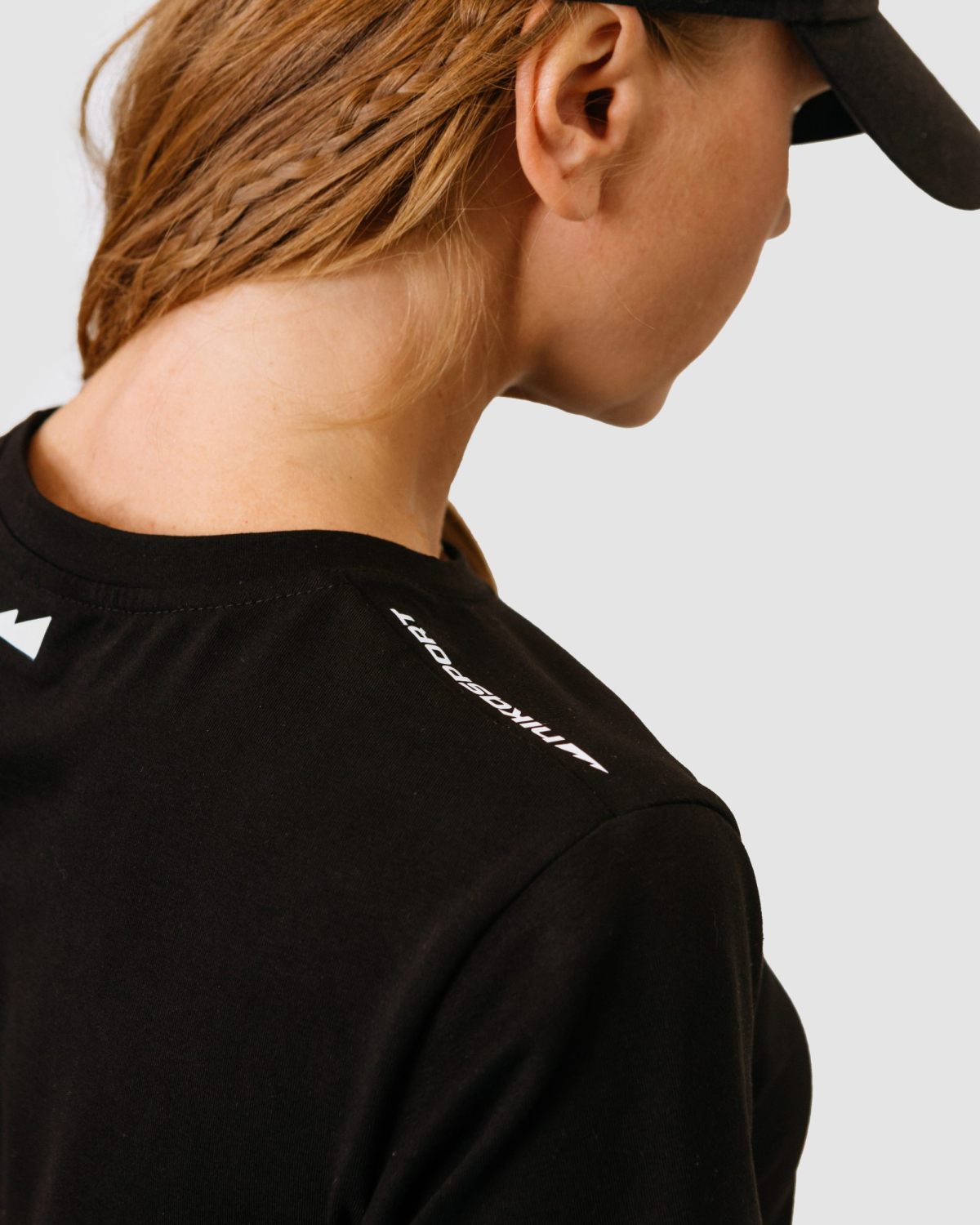 Футболка Regular Black & White Nikasport, BW11-W12-BLK, цвет черный