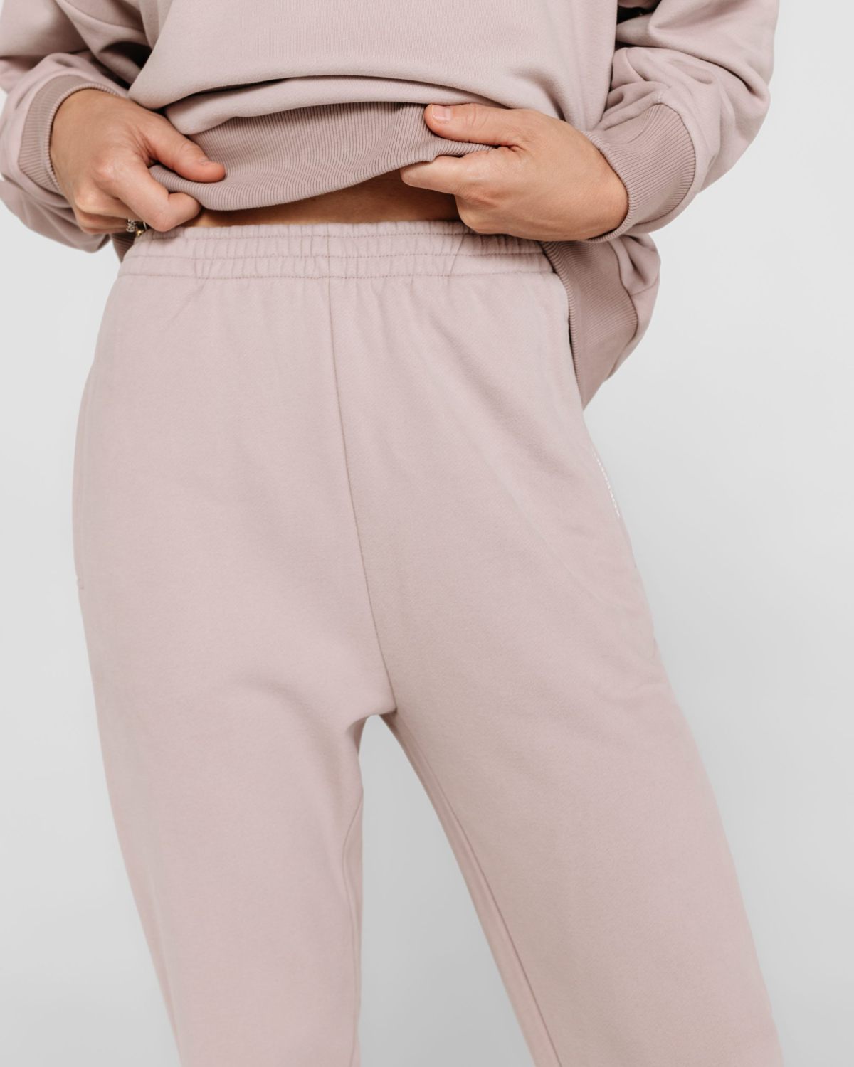 Брюки джоггеры Хоккейные мамы Nikasport, HM54-W99-FOG, цвет туман