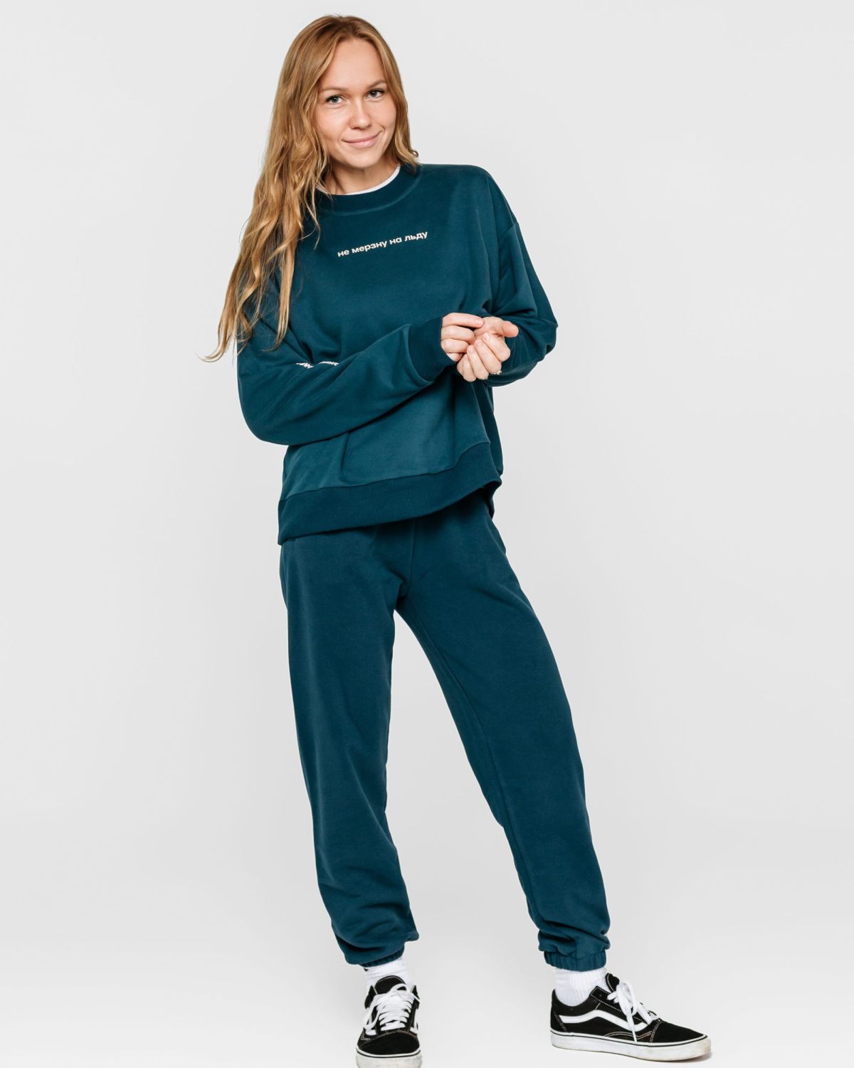 Брюки джоггеры Хоккейные мамы Nikasport, HM54-W99-NIR, цвет ниагара