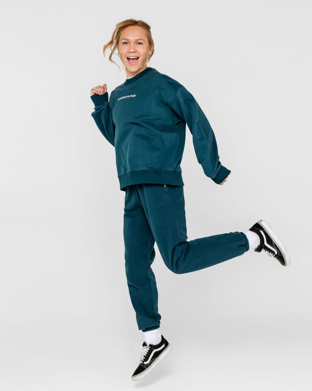 Свитшот Хоккейные мамы Nikasport, HM22-W-NIR, цвет ниагара