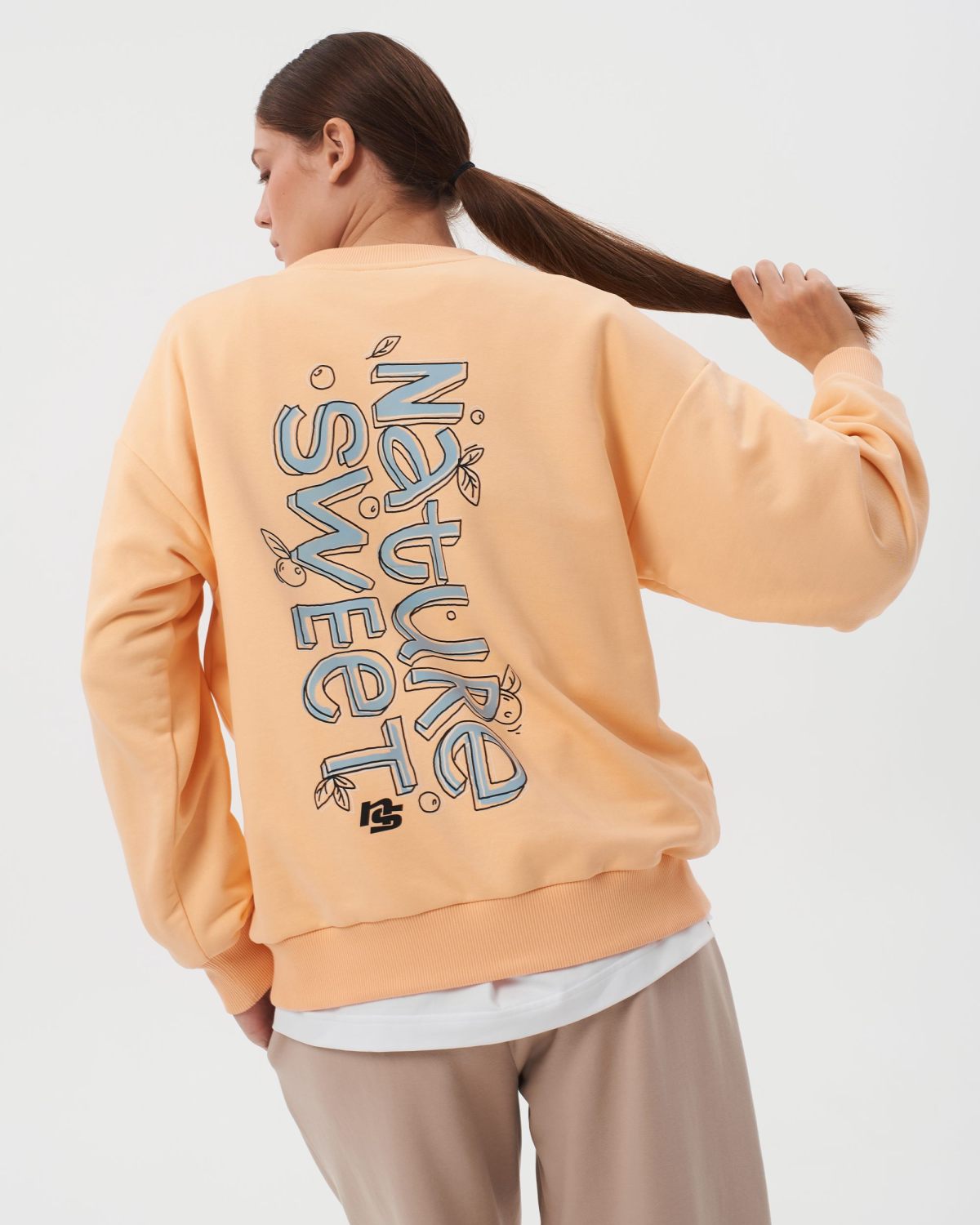 Свитшот Sweet nature Nikasport, W4SN33-PEA, цвет персик