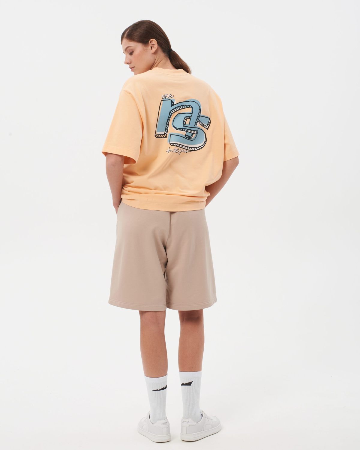 Шорты Oversize Sweet nature Nikasport, W4SN92-CAP, цвет капучино