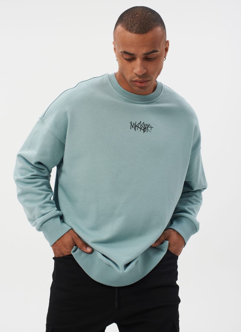 Свитшот I’m the art Nikasport, M4ITA33-MNT, цвет мятный