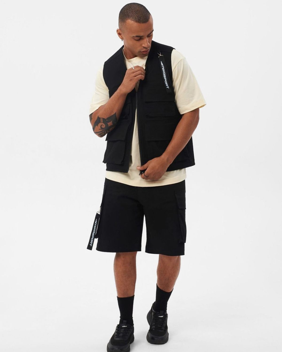 Жилет I’m the art Nikasport, M4ITA21-BLK, цвет черный