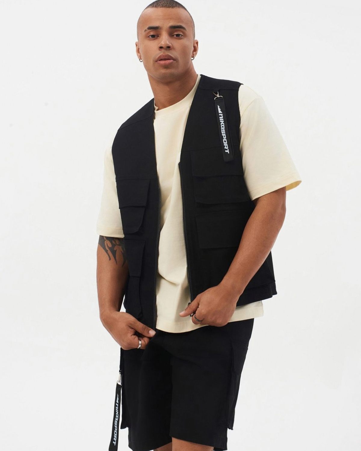 Жилет I’m the art Nikasport, M4ITA21-BLK, цвет черный