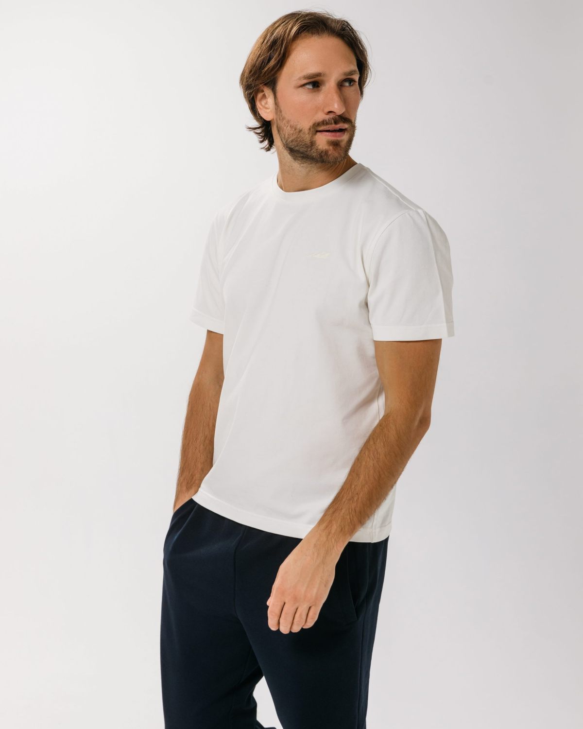 Футболка Regular Сlassic Nikasport, CL11-M11-WHT, цвет белый