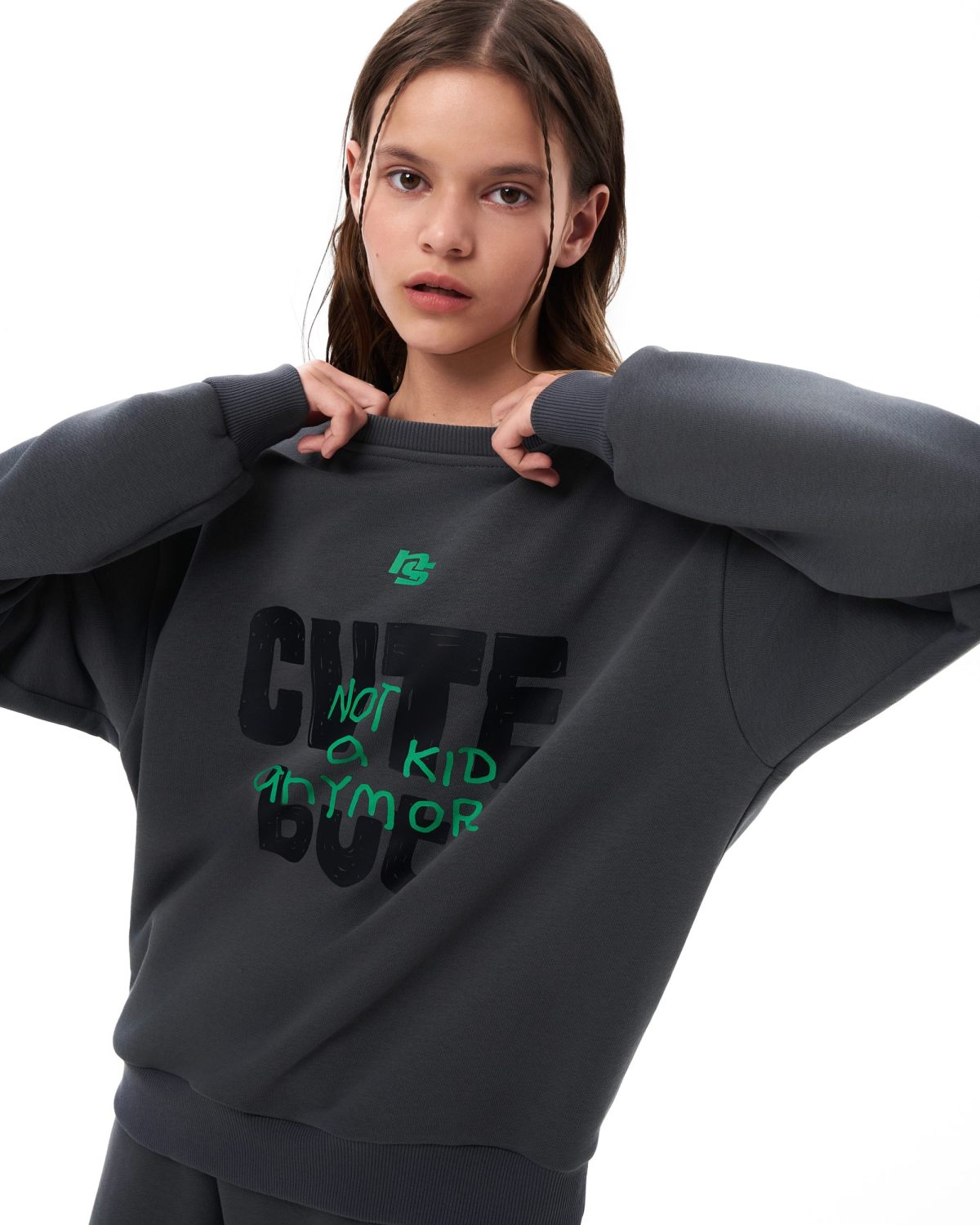 Свитшот Naka Nikasport, B7NK33-GPH, цвет графит